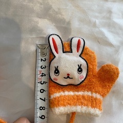 しなぷしゅニット帽子　50cm 手袋 セットの画像