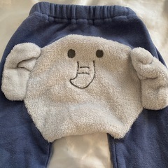 90サイズ　ズボン　2セット　ゾウ＆牛の画像