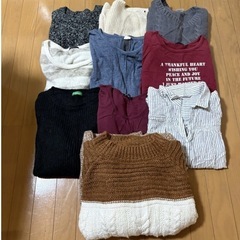レディース用のセーター、シャツまとめてセットの画像
