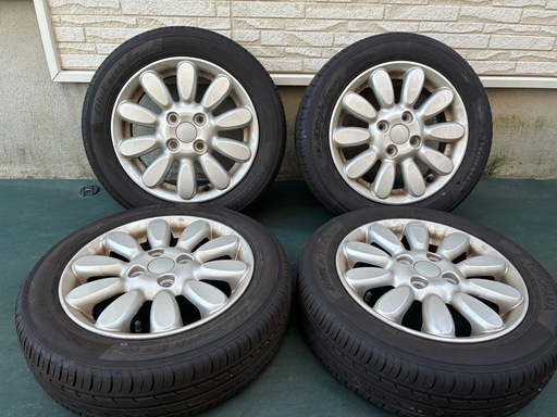 155/65R14 純正ラパン用アルミ付