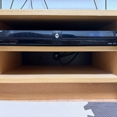 テレビボード 木目 木　DVDレコーダー　テレビ台の画像