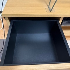 テレビボード 木目 木　DVDレコーダー　テレビ台の画像