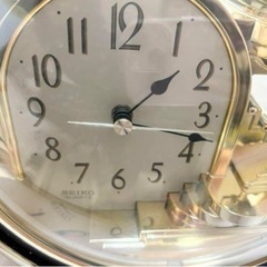 【決まりました】セイコー　置き時計　アンティーク　メリーゴーランド　中古品の画像