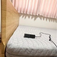 美品　ニトリ 電動ベッド セミダブル　専用マットレス 介護用ベッドの画像