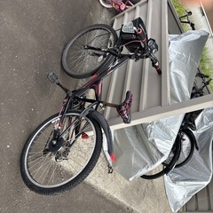 ブリヂストン24インチ切替付き自転車の画像