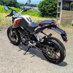 KTM125 DUKE 走行約8950km キレイですの画像