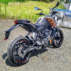 KTM125 DUKE 走行約8950km キレイですの画像