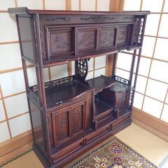 【取引中】総紫檀 茶箪笥の画像