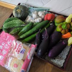 採れたて野菜とお菓子