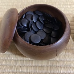 碁石　黒白　石　貝　連珠の画像
