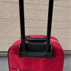 スーツケース　キャリーケース　レッド　赤　ジャンクの画像