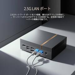 【ラスト1点現品限り】ミニPC 第13世代ミニPC Core i9-13900H 14コア 5.4GHz Windows 11 Pro 32GB SSD 8K対応 デュアルLAN Wi-Fi6 静音の画像