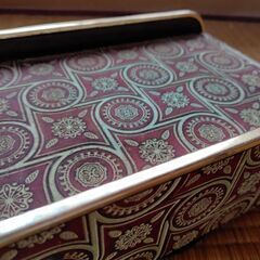 【まだ受付中】中古 昭和レトロ 回転電話台 レトロ柄が新鮮♪ 早い者勝ちです✨✨の画像