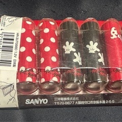 三洋ブランド　エネループ　単3 2011年製　8本入りミッキーデザインの画像
