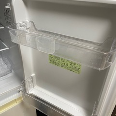 美品‼︎ SHARP 冷蔵庫SJ-D15-W 152L ノンフロン 2020年製の画像