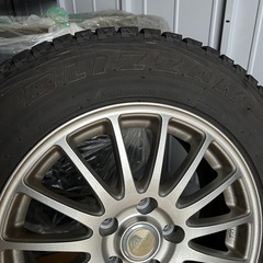 受付終了　
中古　アルファード用 ホイール付きスタッドレスタイヤ4本セット 215/65R16（ブリザック）の画像