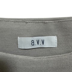 【アー・ヴェ・ヴェ 】グレー レイヤード Tシャツ 半袖 Mの画像