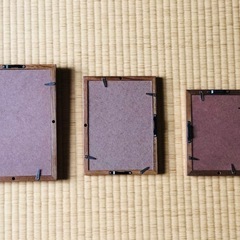 古材ハンドメイドフレーム【サイズ違い3つ】の画像