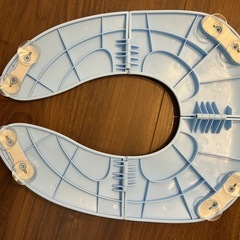 補助便座&ステップ 　折りたたみ トイトレ　携帯 　持ち運び　の画像