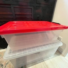 収納ケース、収納ボックス、衣装ケース2つ