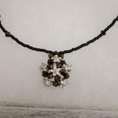ネックレス　アクセサリー　ビーズの画像