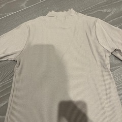リブ　半袖　トップス　レディースの画像