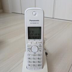 【動作品】パナソニック KX-PD301-W 親機＋子機＋充電器＋FAX替えカーボン付きの画像