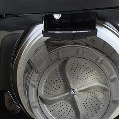 アイリスオーヤマ 洗濯機 6.0kg ブラック IAW-T606-B ガチ落ち大水流洗浄 部屋干しモード [ジャンク]の画像