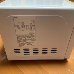 ニトリ　ホワイトターンテーブル電子レンジの画像