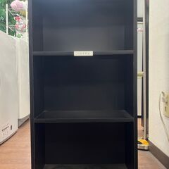 カラーボックス　No.3785　ブラック　3段収納　【リサイクルショップどりーむ天保山】の画像