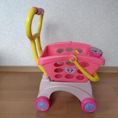 ミニーちゃん　お買い物カート　おもちゃ　女児の画像