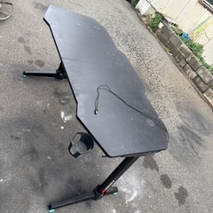 ［幅140cm］ゲーミングデスク E-SPORTS ヘッドホンフ...