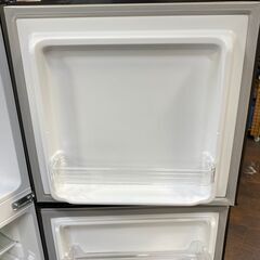 ジ345/ MAXZEN マクスゼン 2ドア冷凍冷蔵庫 JR138ML01GM ガンメタリック 138L 2019年製の画像