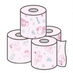 サンリオキャラクター　トイレットペーパーの画像