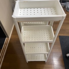 無料　スリムワゴン4段　　2個の画像