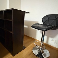 購入決定　カウンターテーブル×2 カウンターチェア×2
