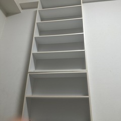本棚　固定棚で丈夫5段スリムタイプ　マンガ収納の画像