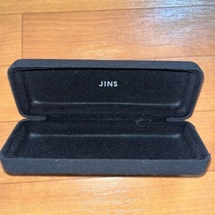 JINSメガネケース黒の画像