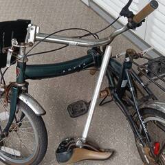 折りたたみ自転車　Rover　実用です　中古です　サビ出てます　防犯登録はずしました　電車袋あり　　の画像