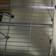 スチールラック　ハンガーパイプ付きの画像