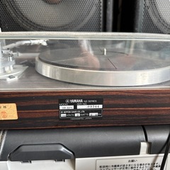 YAMAHA レコードプレイヤーYP-D71の画像