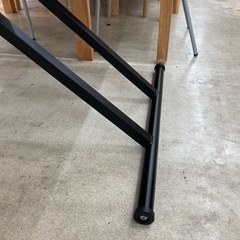 ✨NITORI ニトリ✨昇降テーブル✨リフティングテーブル✨ウォールナット突板✨アクティブ✨ウッド✨アイアン✨2315の画像