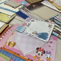 ディズニーバラメモ他　レターセット&メモ大量の画像