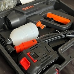CHITAI コードレス 充電式 高圧洗浄機 未使用品の画像