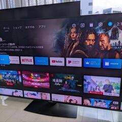 【値下げ】大迫力8Kシャープ70V型 androidTV 2020年製の画像