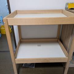 おむつ交換台　木造　の画像
