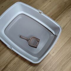 猫トイレ　固まる砂用　約60cm×45cmの画像
