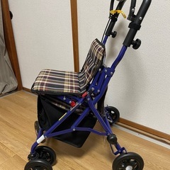 フランスベッド おしゃれシルバーカー ラクティブ03 ブルー R・active 03 BL 036733000 手押し車 介護用品の画像