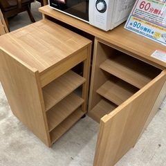 🍽️無印良品🍽️食器棚🍽️ブラウン🍽️タモ材🍽️ウッド🍽️廃盤モデル🍽️2317の画像
