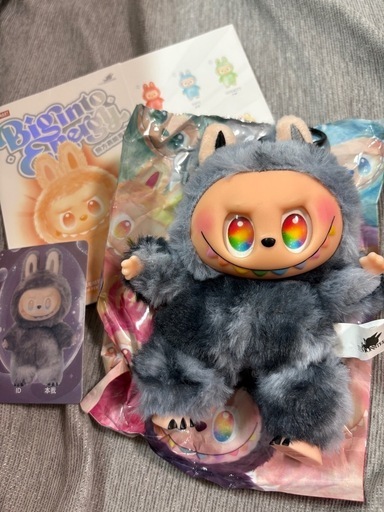 ZIMOMO ラブブ ぬいぐるみストラップ Labubu 本我 (るい) 巣鴨新